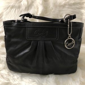 Black Leather Coach Bag